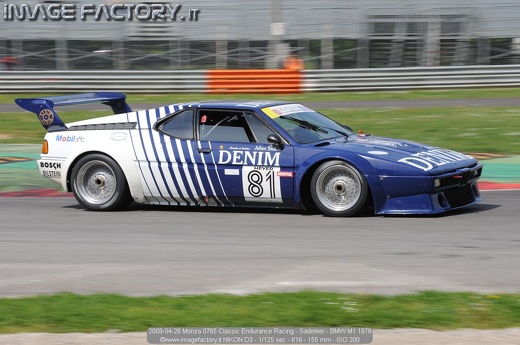 2008-04-26 Monza 0765 Classic Endurance Racing - Sadeleer - BMW M1 1979
